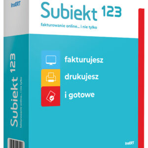 Subiekt 123 (obsługa KSeF) abonament 1 rok